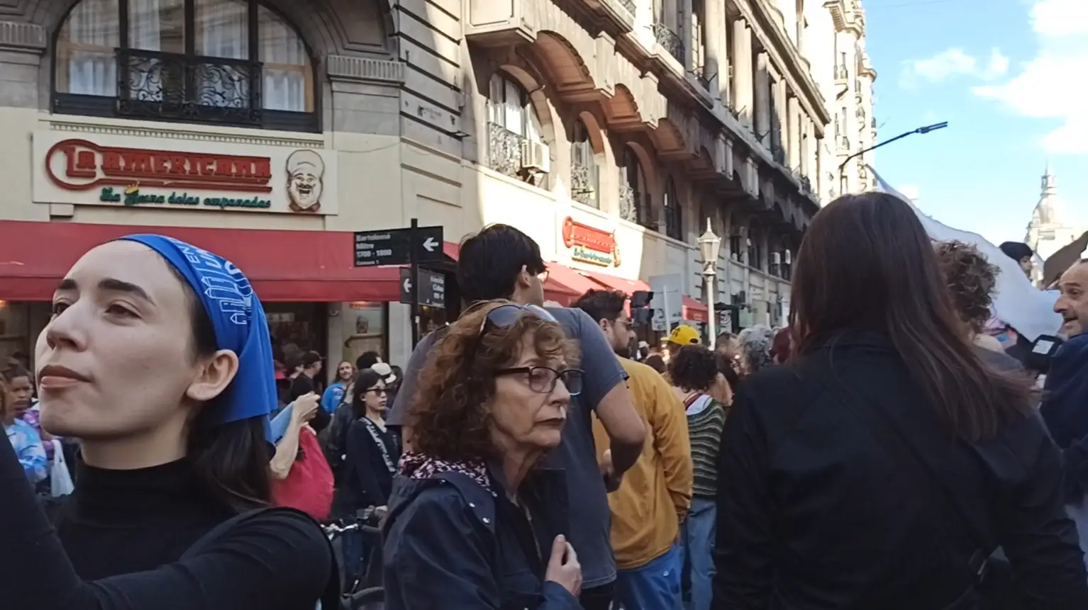 جانب من المظاهرة