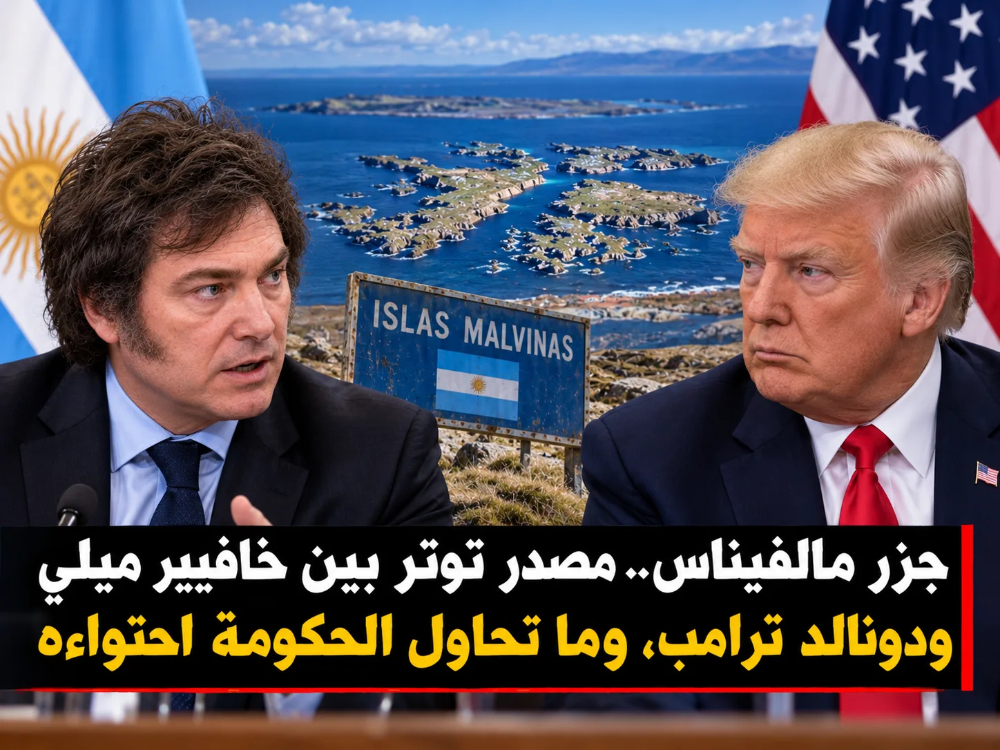 التوتر حول مالفيناس بين الأرجنتين والولايات المتحدة