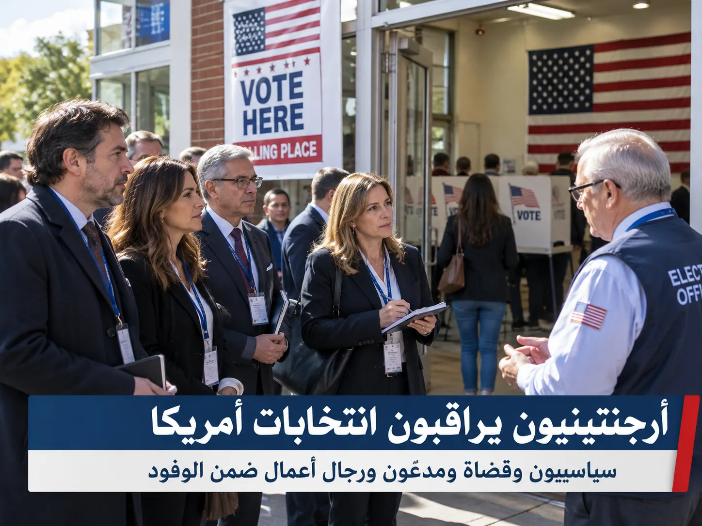 وفد أرجنتيني يشارك في مراقبة الانتخابات الأمريكية