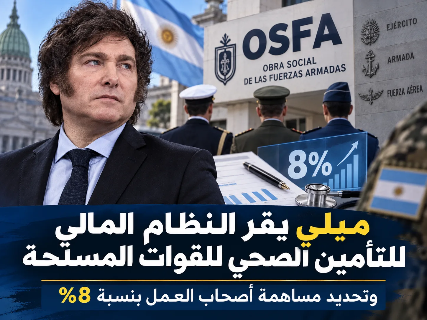 جدل حول نظام جديد للتعاقد والتمويل في الصحية للقوات المسلحة الأرجنتينية