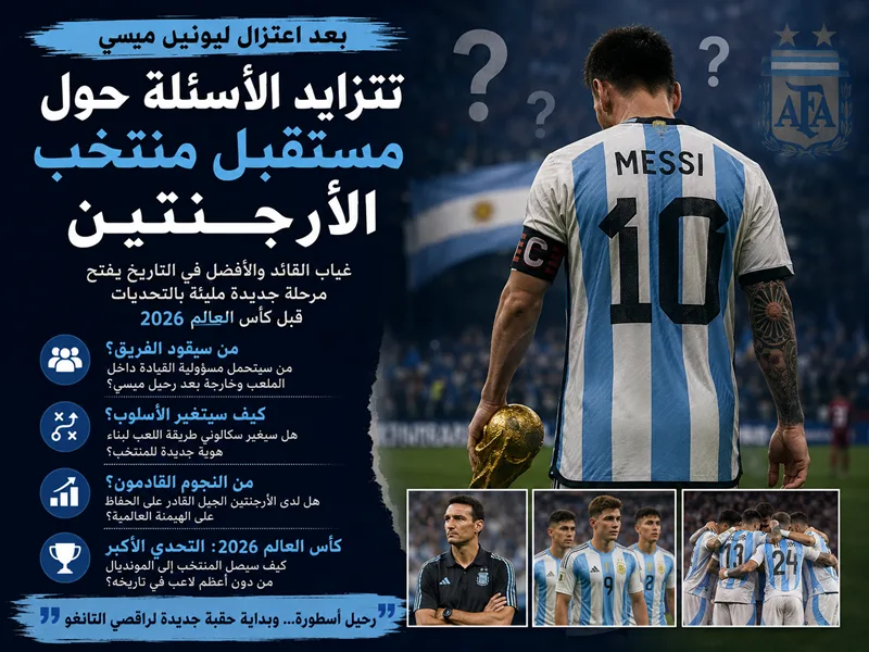 علامات استفهام تحيط بمنتخب الأرجنتين بعد اعتزال ميسي