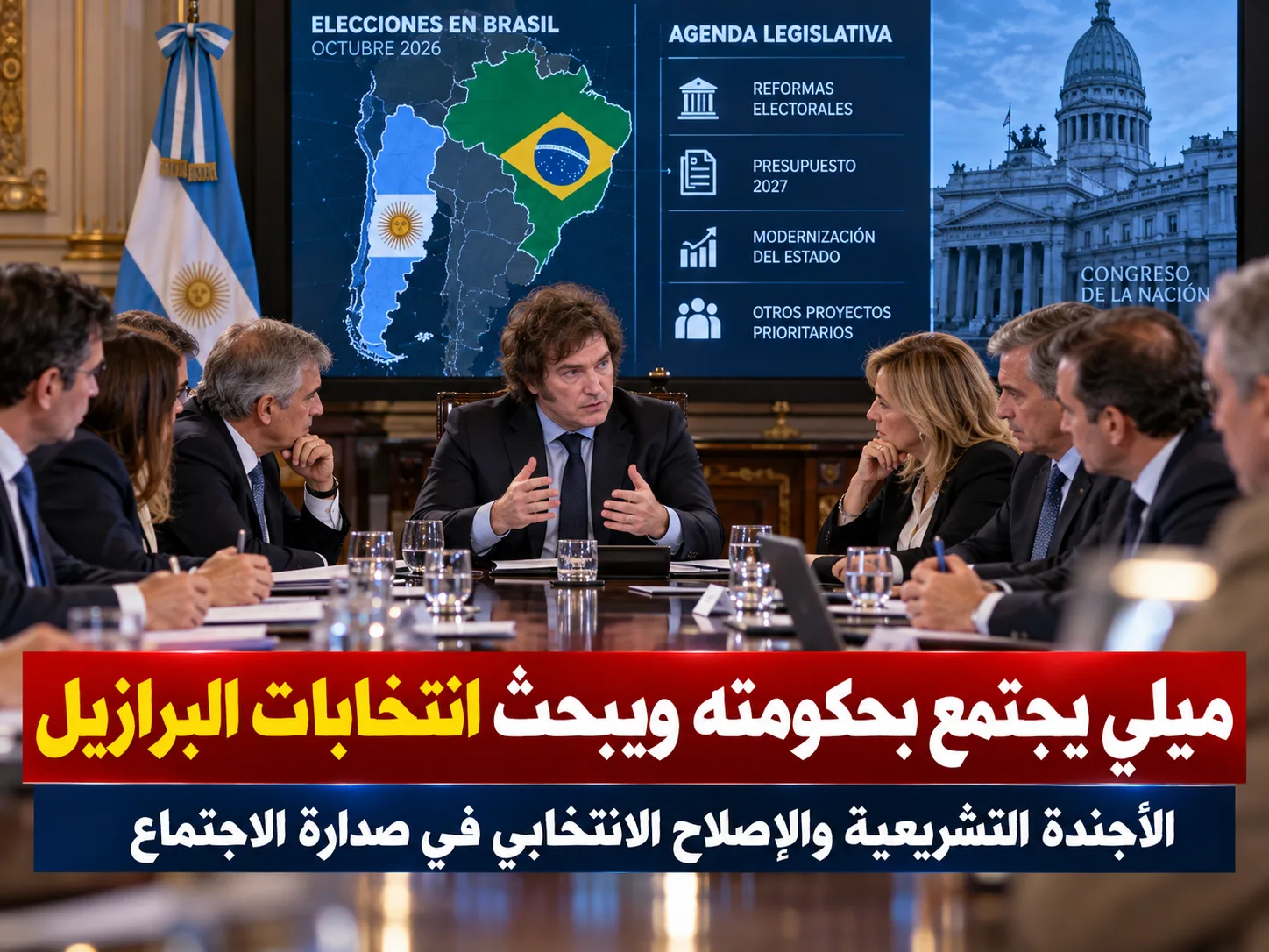 ميلي يحتفل بفوز بولسونارو ويعلن زيارة إلى إسبانيا