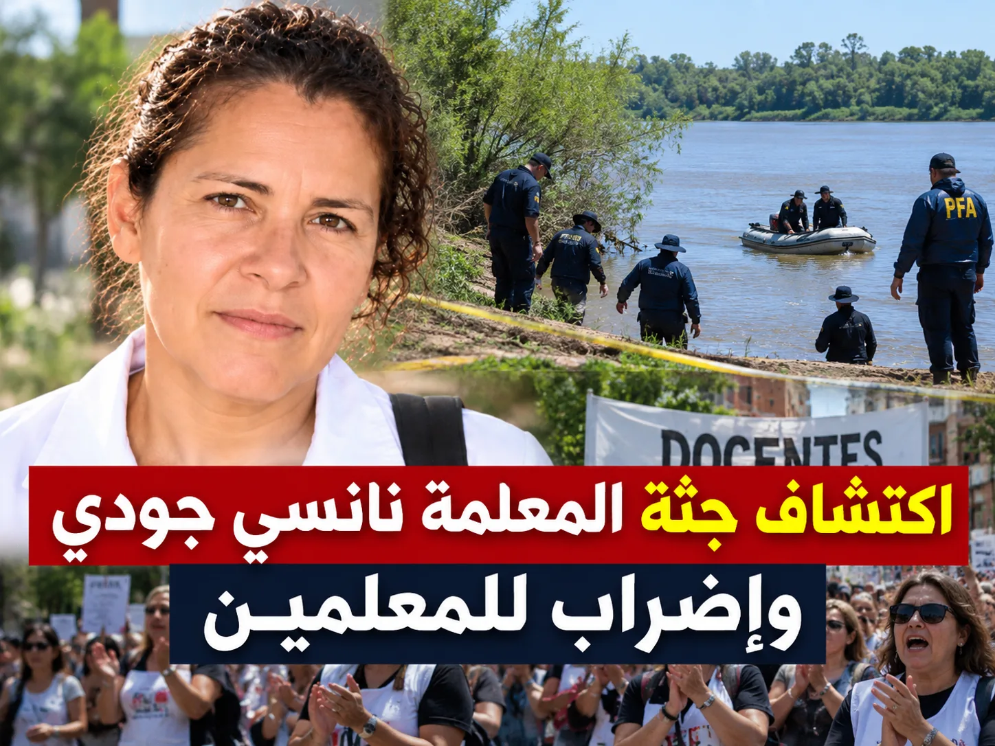 اكتشاف جثة المعلمة نانسي جودي وإضراب للمعلمين