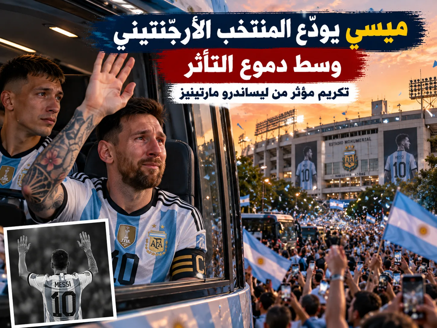 وداع ميسي من المنتخب: لحظات عاطفية وتكريم جماهيري