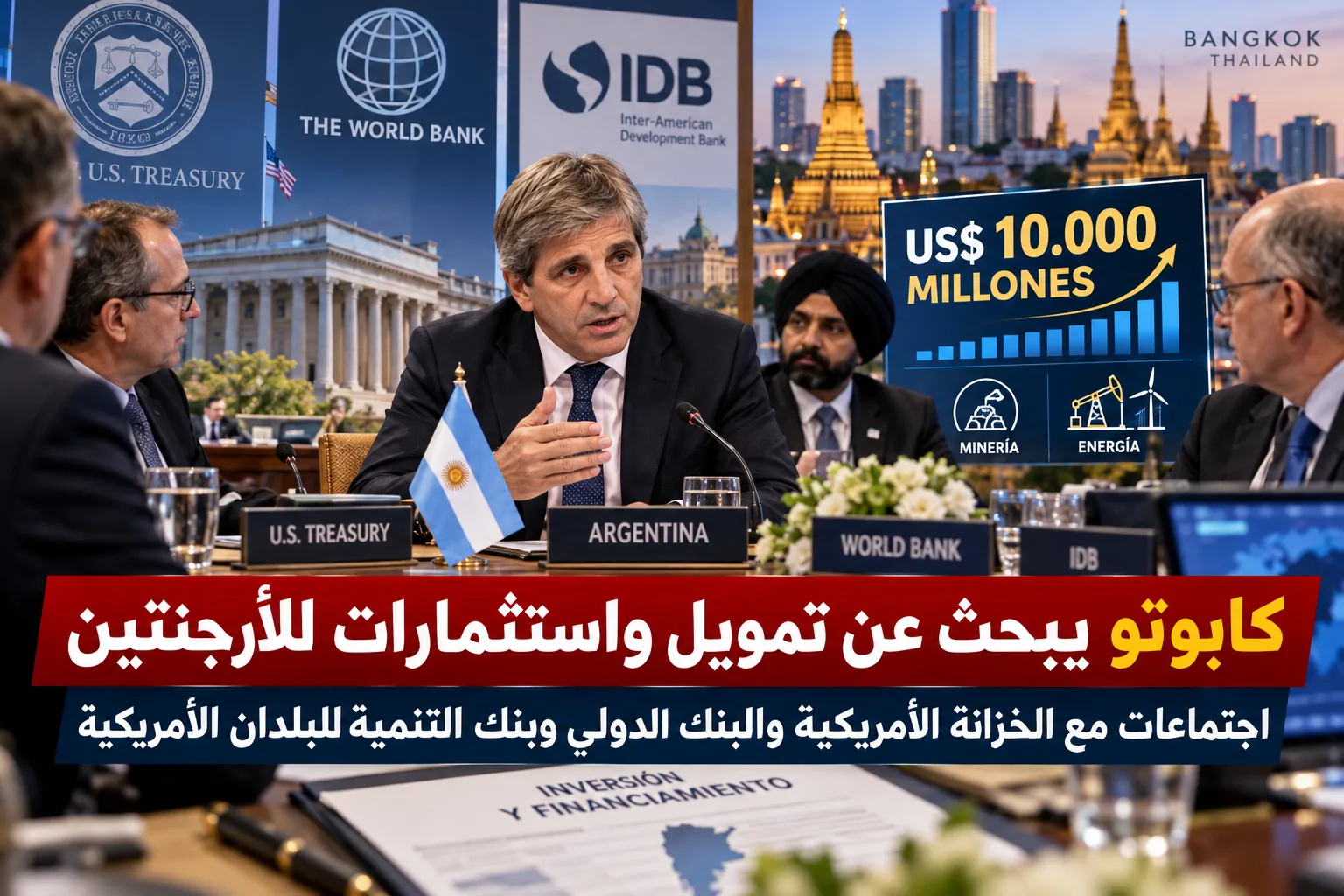 كابتو يبحث عن تمويل دولي لتوسيع الاستثمارات في الأرجنتين