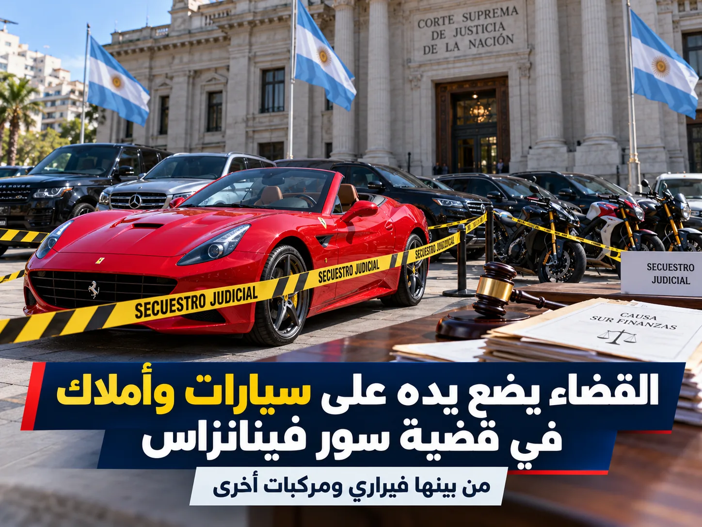 القضاء الأرجنتيني يلاحق أموال الممول المرتبط برئيس الاتحاد الأرجنتيني لكرة القدم