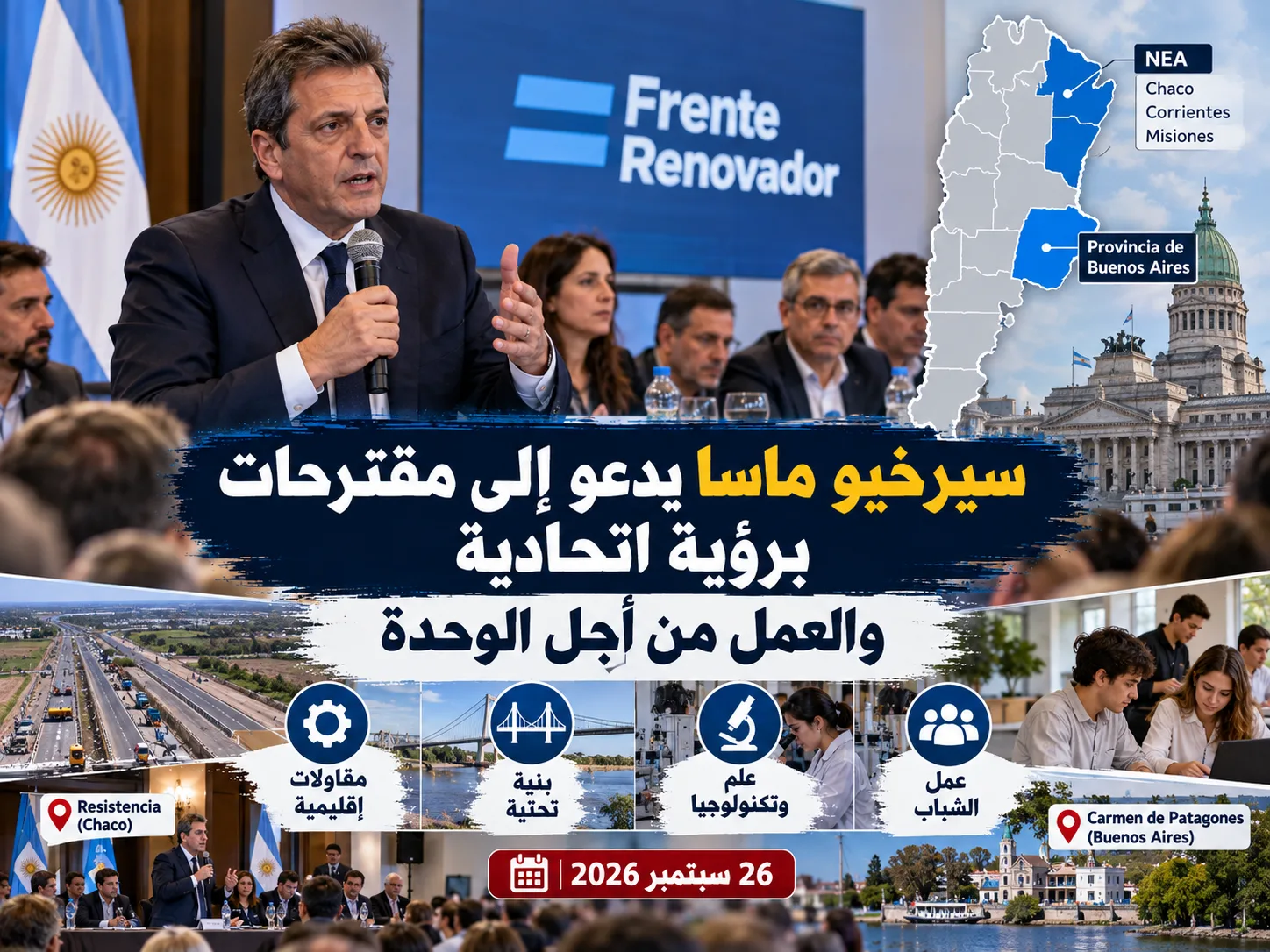 ماسا يدعو حزبه إلى أجندة فيدرالية ووحدة البيرونية
