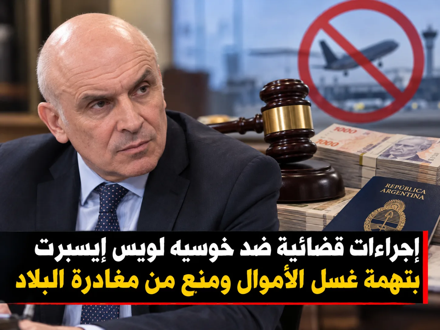 محاكمة إسبيرت بتهم غسل الأموال وتجميد الأموال