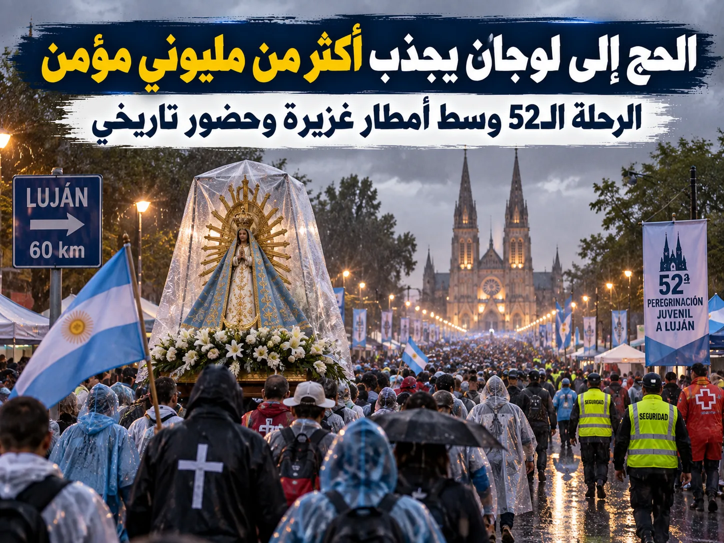 حشود تاريخية في مسيرة الحجيج السنوية إلى سانتواريو لوخان