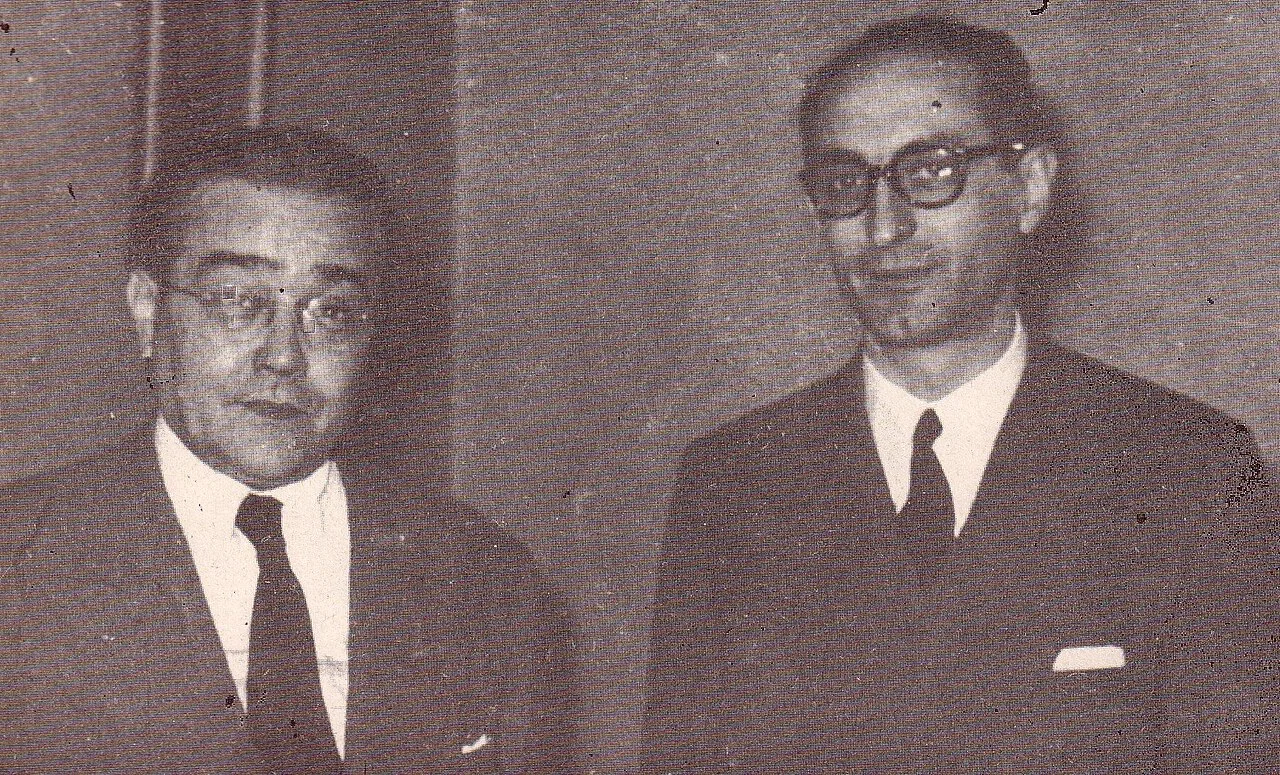 ريكاردو بالبين وأرتورو فروندي عام 1946