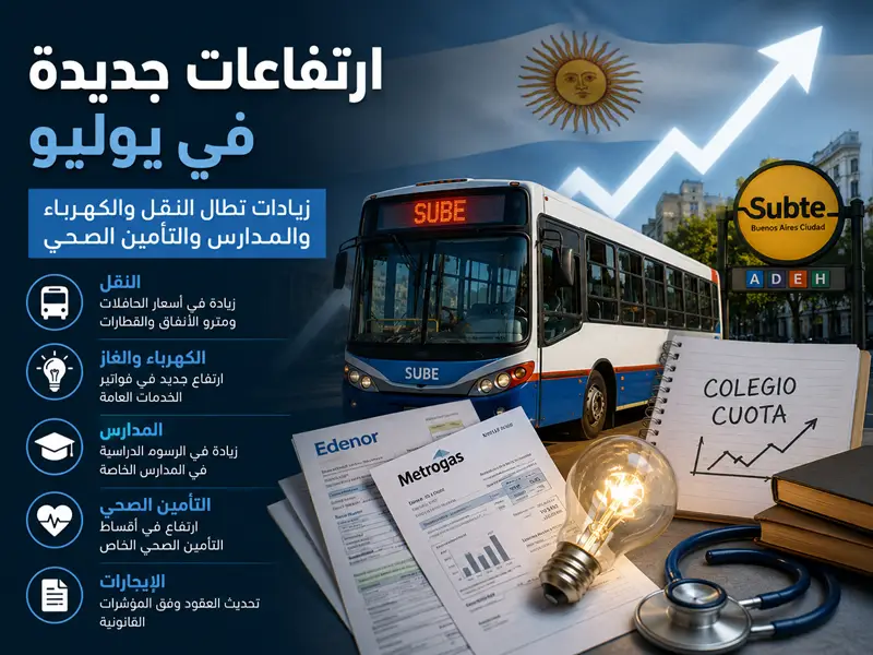 زيادات تطال النقل والكهرباء والمدارس والتأمين الصحي مع بداية يوليو